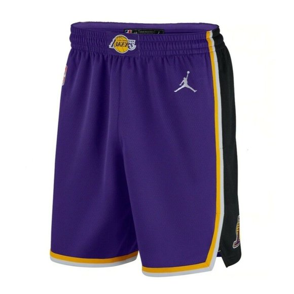 Nike Jordan Los Angeles Lakers Swingman Basketball Shorts CV9564-504